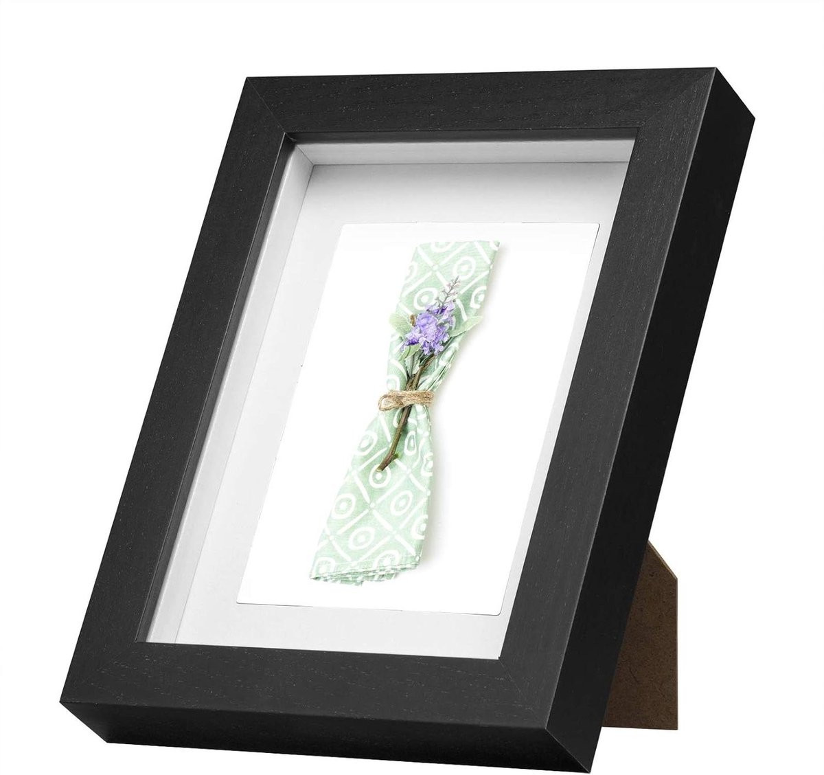 Diepe objectlijst A4 met passe-partout - Zwart - 21 x 29,7 cm
