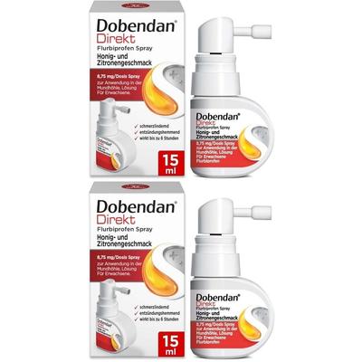 Dobendan Direkt Flurbiprofen Spray Honig & Zitrone 2x 2x15 ml