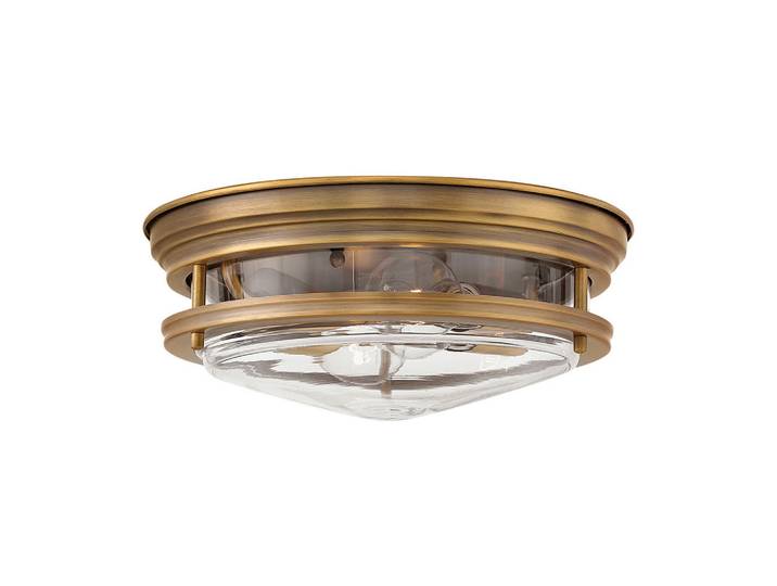 Elstead Lighting Deckenleuchte Hadrian, Bronzefarben, Metall, Glas, 11.7 cm, RoHS, Lampen & Leuchten, Innenbeleuchtung, Deckenleuchten, Deckenleuchten