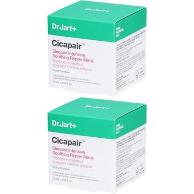Dr.Jart+ Cicapair Sleepair Intensive Soothing Repair Anti Redness Mask x2 2x75 ml Gesichtsmaske