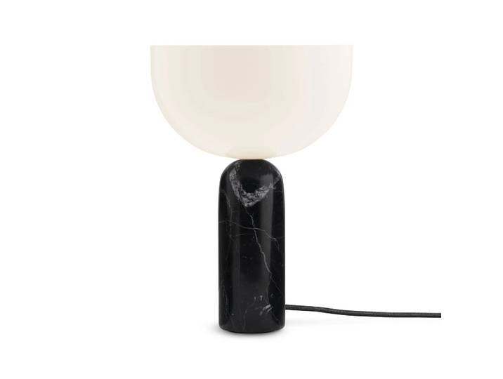 New Works Kizu Tischleuchte small Black marble