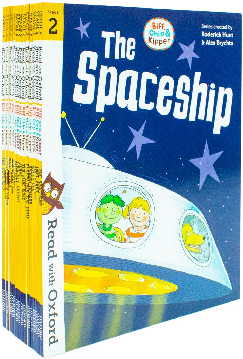 OUP Oxford Biff, Chip and Kipper Read with Oxford Stage 2 - Roderick Hunt, Cynthia Rider, Annemarie Young - 16 Books Collection Set - Paperback - Ages 4+
