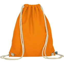 TEXXILLA Turnbeutel aus Fairtrade-zertifizierter Baumwolle, mandarin
