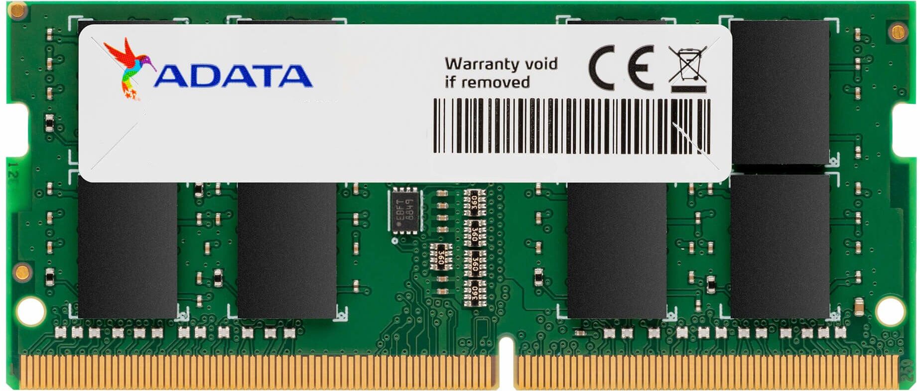 ADATA Premier AD4S320016G22-SGN memory module 16 GB 1 x 16 GB DDR4 3200 MHz CL22 260-pin SO-DIMM