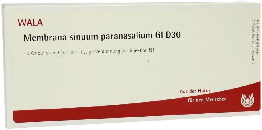 Wala Membrana Sinuum Para. Gl D30 Ampullen