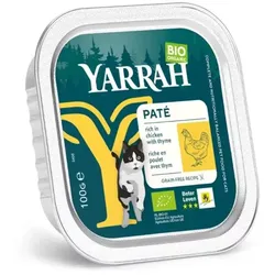 Yarrah Katze Pastete - Huhn getreidefrei bio 100g