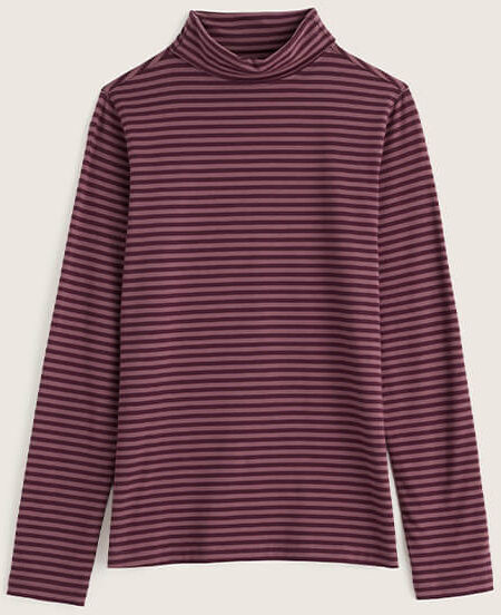 Seasalt Landing Roll Neck Top Pellitras Dark Hellebore