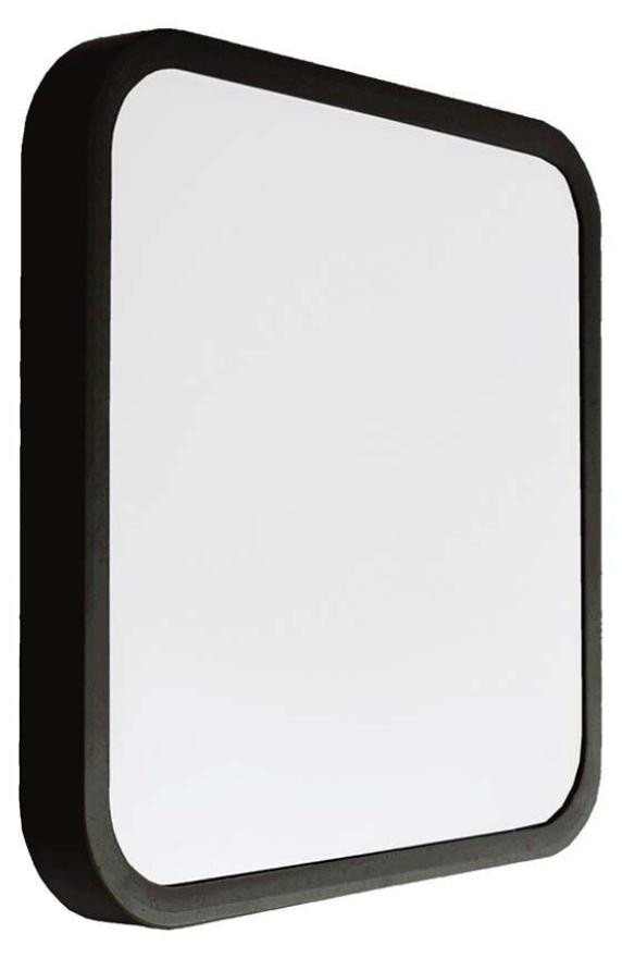 V-TAC VT-8630 Vierkante LED-plafondlamp, 48W, Zwart, 3000K, IP44