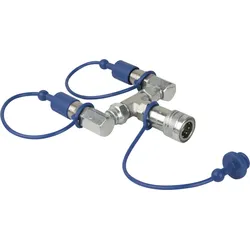 Showtec CO? 3/8 Q-Lock 2-way Combiner Geschlossenes System