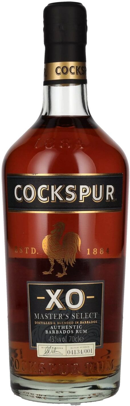 Cockspur Rum Cockspur XO MASTER'S SELECT Authentic Barbados Rum 43% Vol. 0,7l
