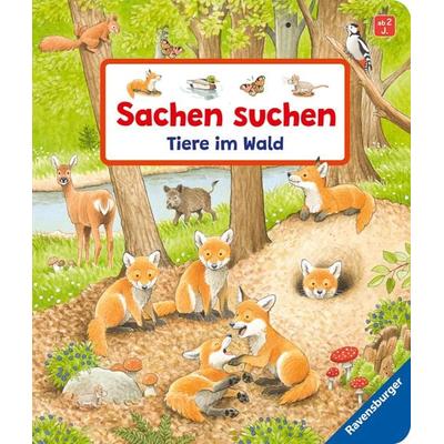 Sachen suchen - Tiere im Wald, Gebundene Ausgabe von Susanne Gernhäuser, Ravensburger Verlag GmbH, 978-3-473-41748-3