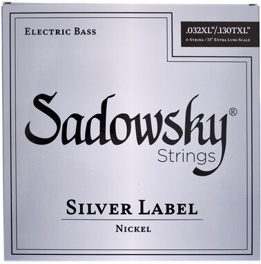 Sadowsky Silver Label Bass 6 .032 N