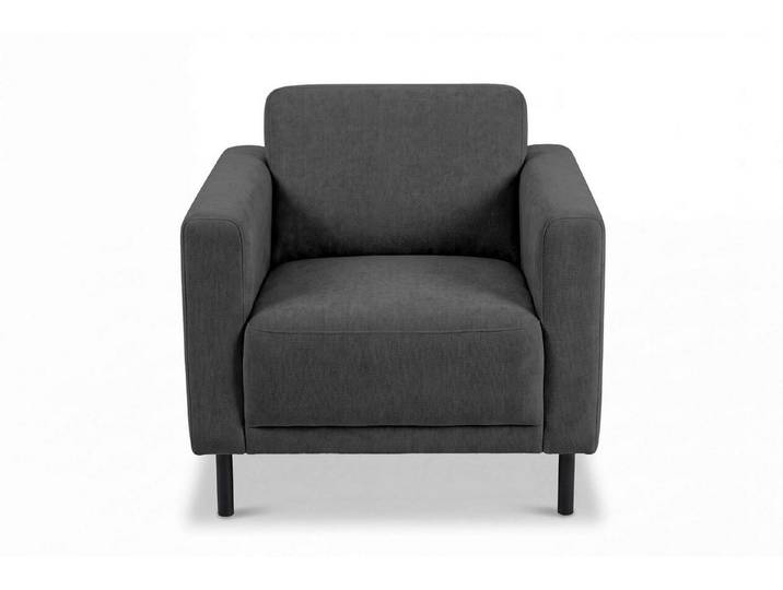 OTTO home Sessel Sveeva, Breite 78 cm, schwarze Metallfüße, langlebiger Strukturstoff, viele Farben zur Auswahl