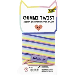 folia RAINBOW Gummitwist mehrfarbig