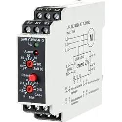 Metz Connect CPW-E12. Produktfarbe: Schwarz, Weiss. AC Eingangsspannung: 230, Relais