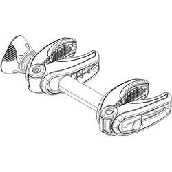 Thule Haltearm 4tes Rad silber