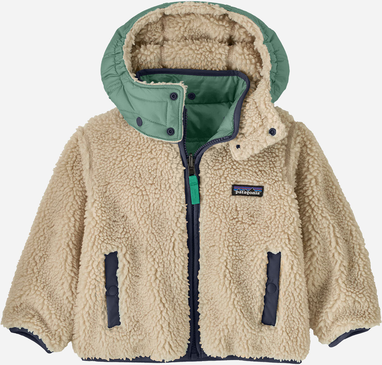 Patagonia Reversible Tribbles Jr - Giacca Outdoor - Beige 2ANNI