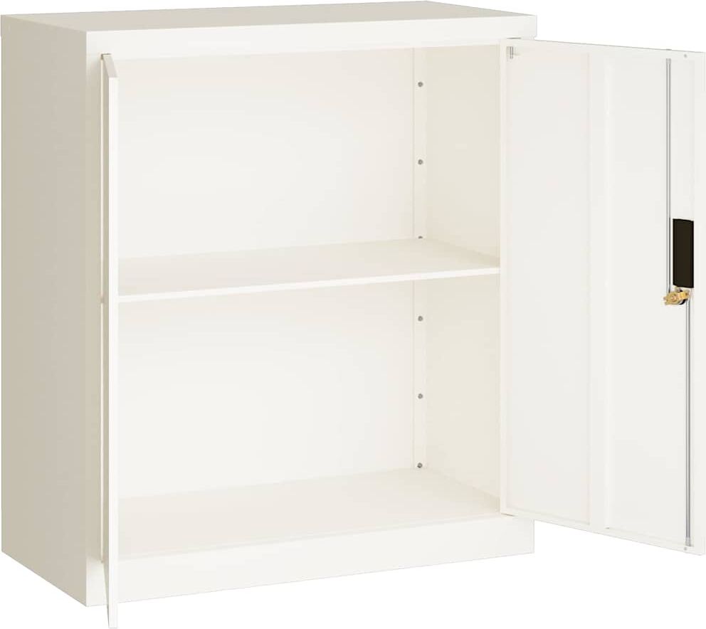 vidaXL Classeur blanc 79x40x90 cm acier