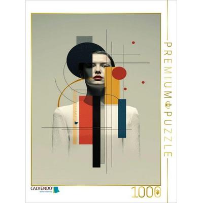 CALVENDO Puzzle Ein Blick durch die Geometrie - wo Persönlichkeit auf Präzision trifft | 1000 Teile Lege-Größe 64x48cm Foto-Puzzle für glückliche
