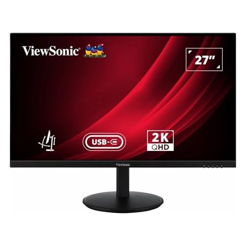 ViewSonic VG2709-2K-MHDU-2 QHD Monitor met 100Hz, 16:9, HDMI en USB-C, 68,6 cm