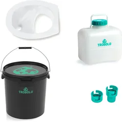 Trobolo Do it yourself Set 4 teilig für den Eigenbau der Trenntoilette 22 Liter weiß