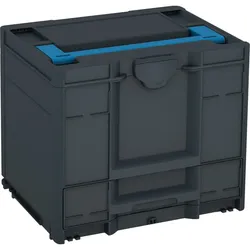 Tanos systainer3 Combi M 337 anthrazit (RAL 7016), Verschluss anthrazit (RAL 7016), Griff himmelblau (RAL 5015) - 83550048.27