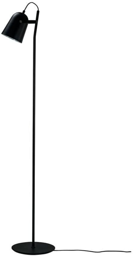 Dyberg Larsen Lampadaire en métal noir mat Noir 12x135x12cm