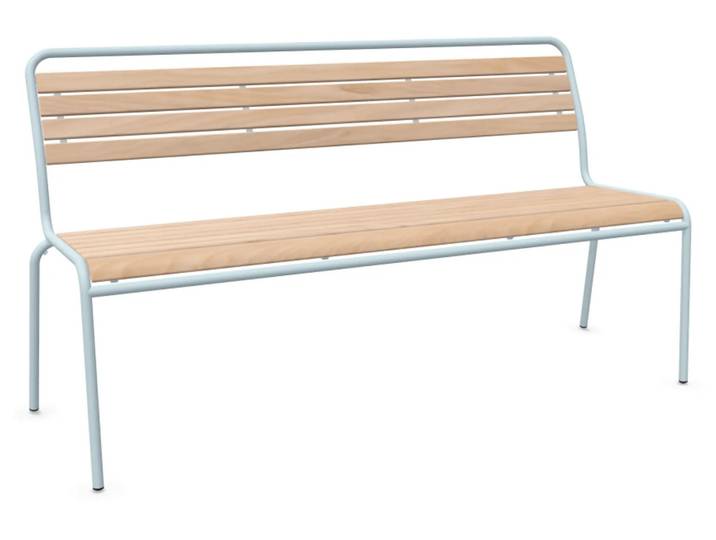 Holzlatten-3er-Bank Rigi von Schaffner / Farbe: Geölt / Grösse: 159 x 61 cm