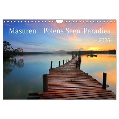 Masuren - Polens Seen-Paradies (Wandkalender 2026 DIN A4 quer), CALVENDO Monatskalender