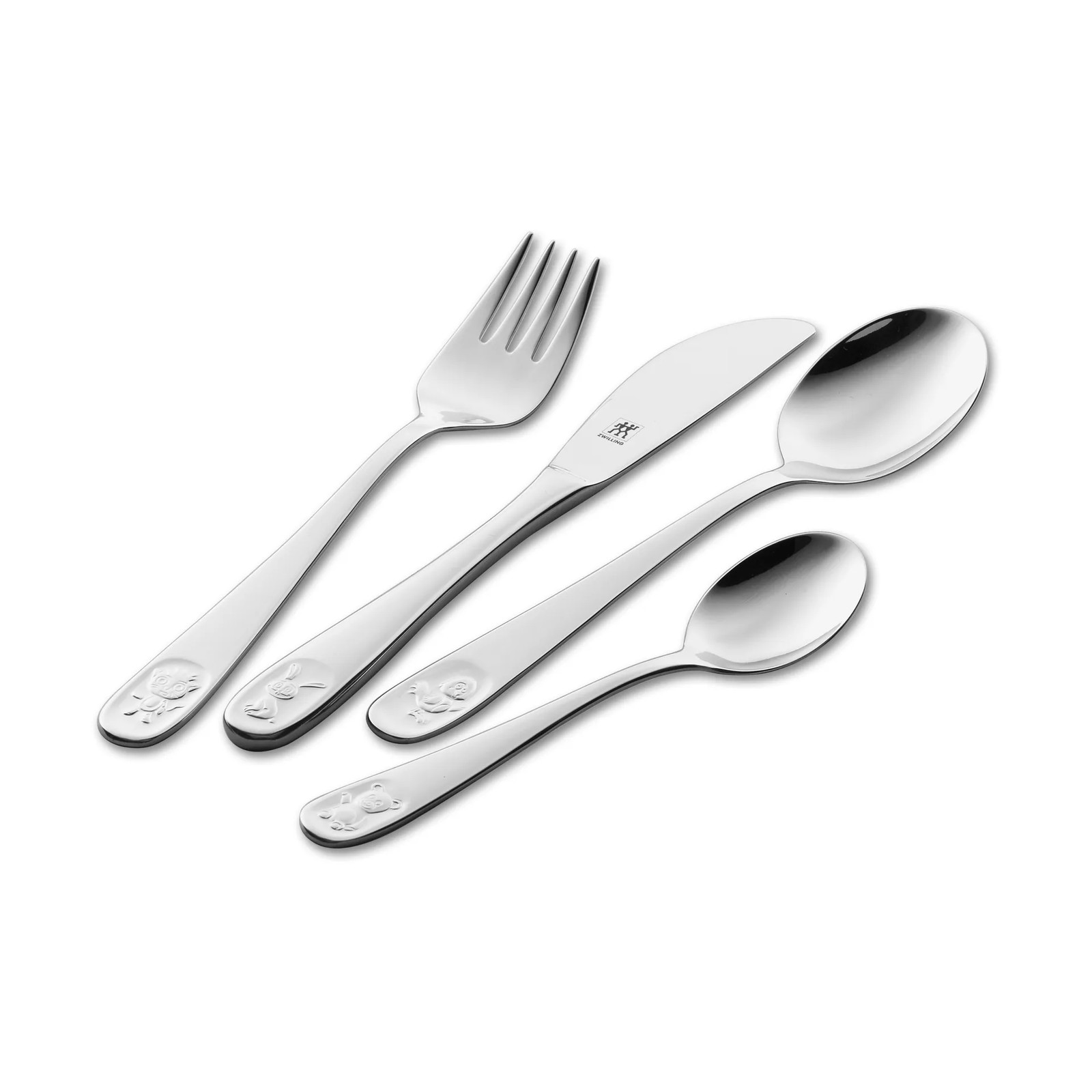 Zwilling Twin Kids BINO kinderbestek set 4-delig van roestvrij staal