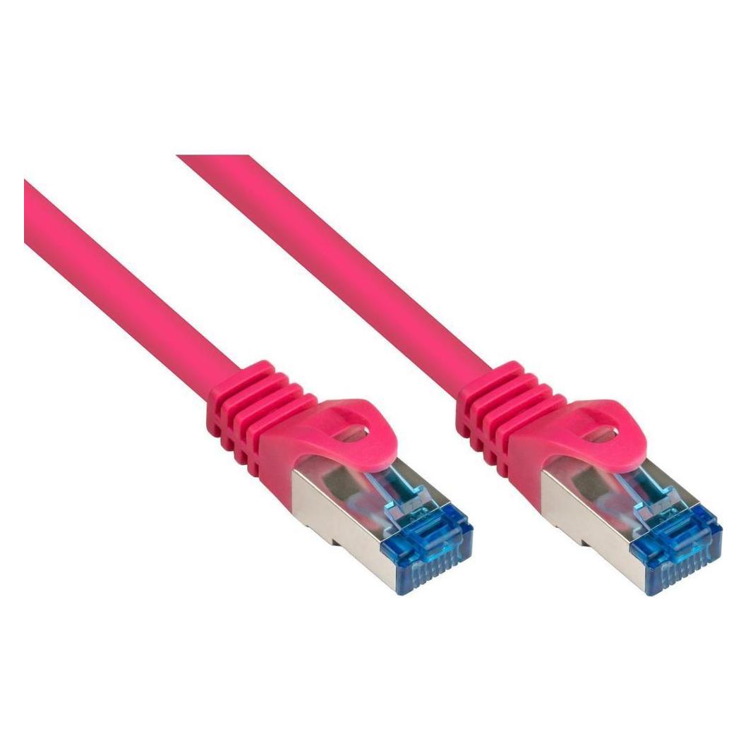 Varia SO-36016 - Patchkabel Cat.6a, S/FTP, 20m, magenta (S/FTP, CAT6a, 20 m) (SO-36016)