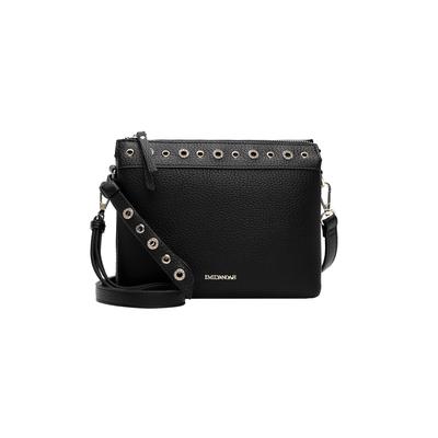 Umhängetasche EMILY & NOAH "Umhängetasche E&N Laureen", Damen, Gr. B/H/T: 23cm x 18cm x 6cm 0, schwarz (schwarz 100), Polyester, Taschen Umhängetasche