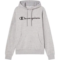 CHAMPION Kapuzen-Sweatshirt für Herren mit Script-Logo Hellgrau - S