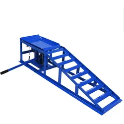 Auffahrrampe hydraulisch höhenverstellbar PKW 1x blau Tragkraft 2t pro Stück