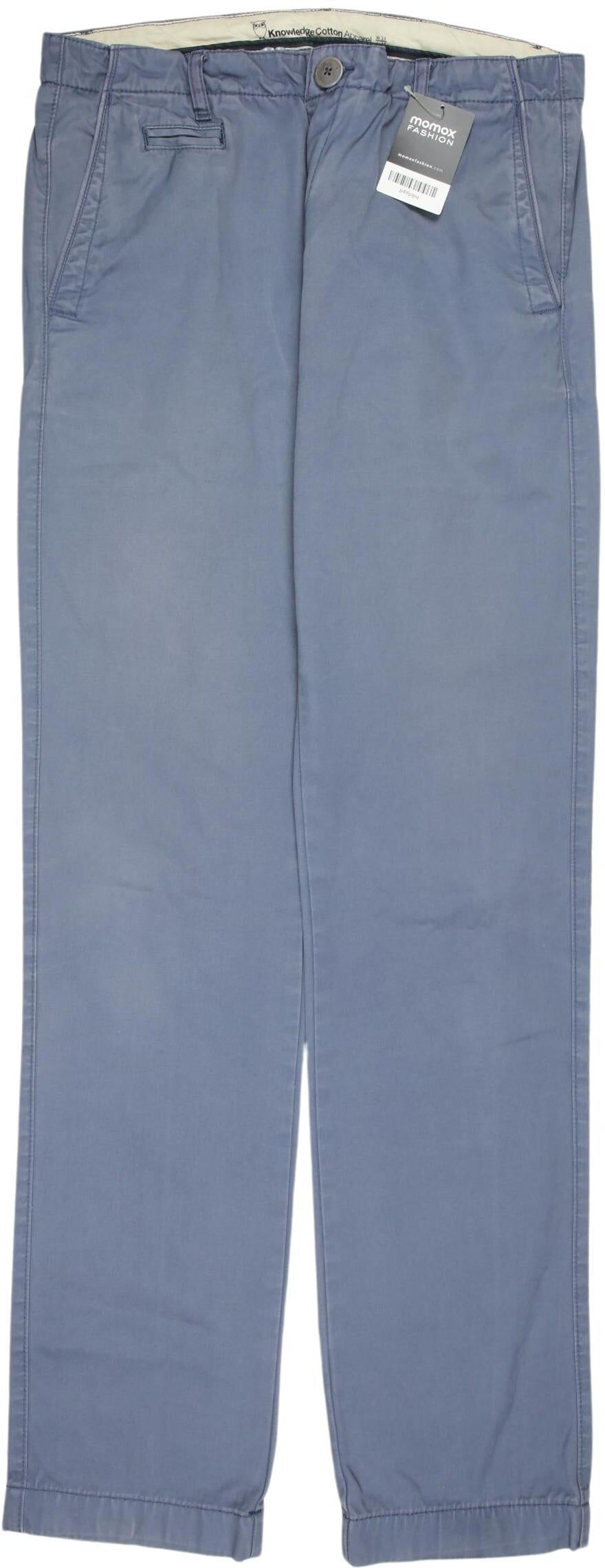 Knowledge Cotton Apparel Herren Stoffhose, Blau, Gr. W33, Baumwolle - Second Hand