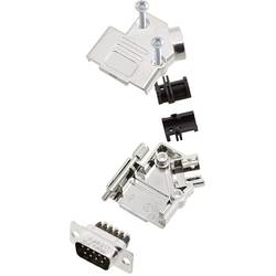 Amphenol L17D45PK-M-09+L717DE09PST D-SUB Stiftleisten-Set 45 ° Polzahl: 9 Schrauben 1 St.