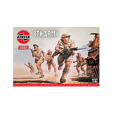 Airfix - WWII British 8th Army - Vintage Classics - 1:76 - 49 Teile 306271