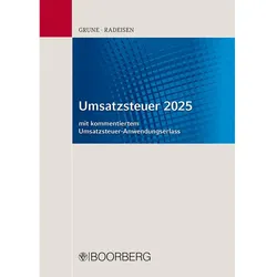 Umsatzsteuer 2025, Ratgeber von Rolf-Rüdiger Radeisen, Jörg Grune