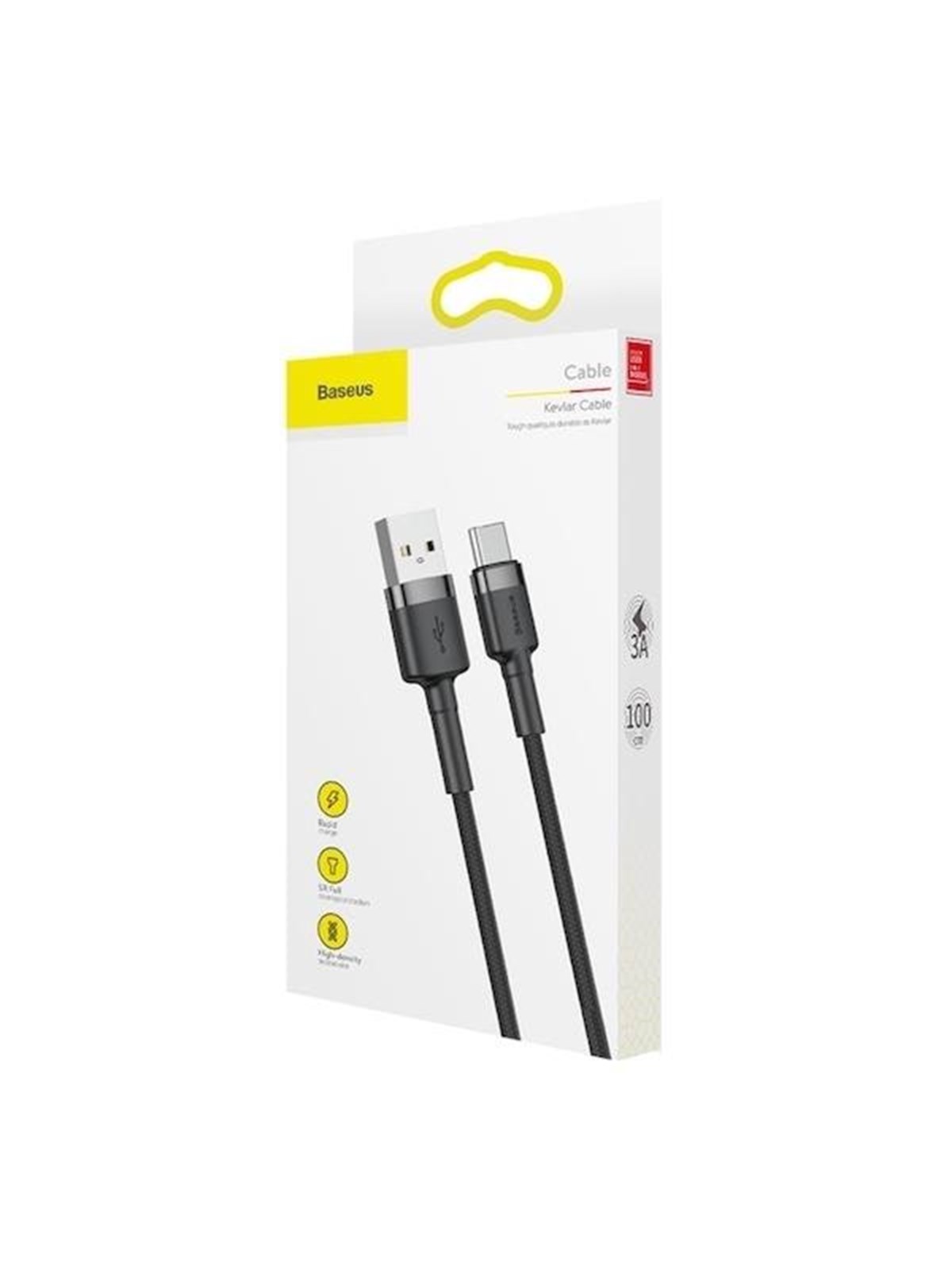 Baseus Cafule cable USB-C 3A 1m (Gray+Black)