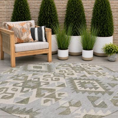 Addison Rugs Machine Washable Indoor/ Outdoor Boho Chamberlain Chantille Rug