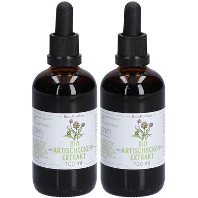 Artischocken Extrakt Bio Tropfen zum Einnehmen 2x 2x100 ml