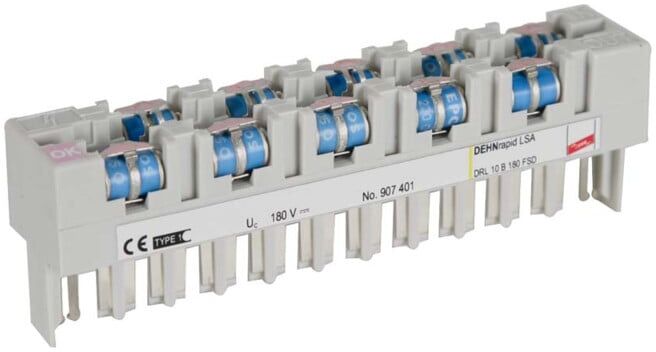 DEHN Parafoudre DEHNrapid LSA pour 10DA DRL 10 B 180 FSD ; Dehn & Söhne (907401)