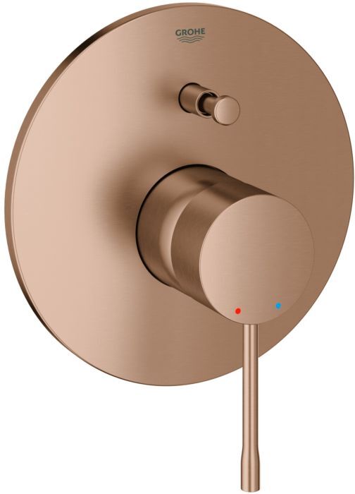 Grohe Essence Wannenarmatur 19285DL1 warm sunset gebürstet, Unterputzarmatur