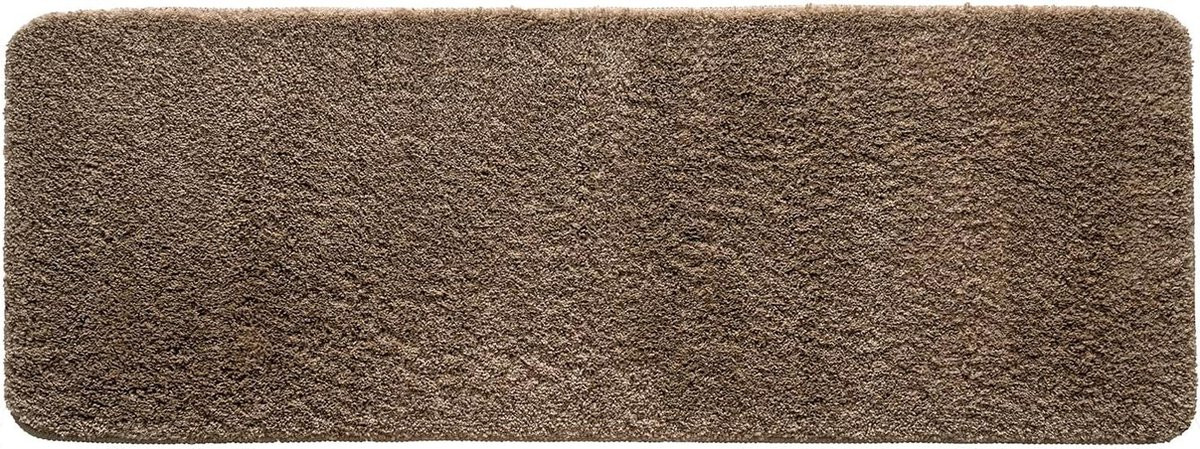 MIULEE Antislip Badmat Absorberend Badkamertapijt Bruin 45 x 120 cm