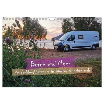 Berge und Meer: ein Vanlife-Abenteuer im Westen Griechenlands (Wandkalender 2026 DIN A4 quer), CALVENDO Monatskalender
