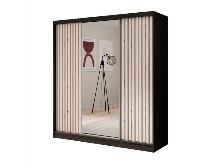 Fun Möbel Schiebetürenschrank Schrank BRITE 200 x 215 x 61 cm