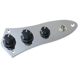 DIMAVERY Kontrollplatte für JB-E-Bass-Modelle