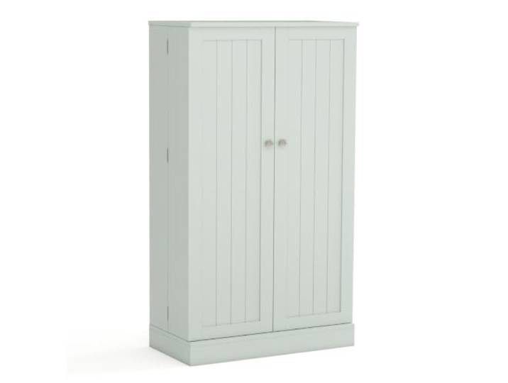 Helloshop26 Aufbewahrungsschrank, 59 x 30 x 104 cm, großes Fassungsvermögen, skandinavisches Design, MDF, Grün, 20_0017057