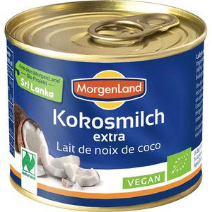Morgenland Kokosmilch ca. 22% Fett, BIO, 200 ml