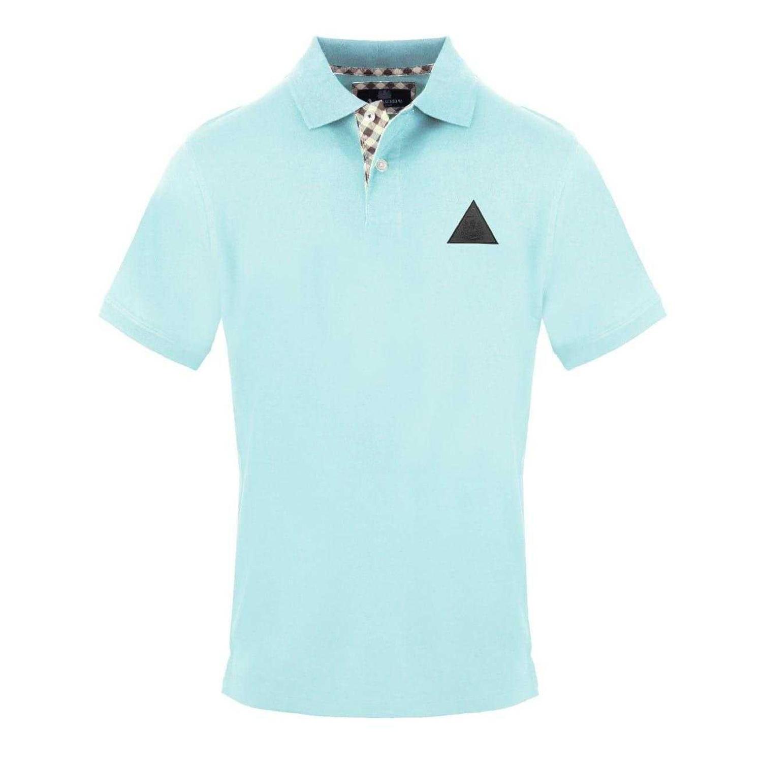 Aquascutum - Poloshirt für Herren (Himmelblau Gewaschen)